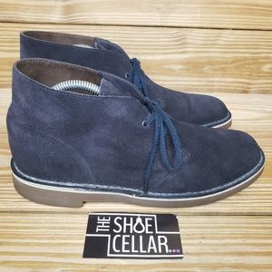 Clarks Mens 8 15522 Bushacre 2 Brown Leather Lace Up Chukka Boots shoes